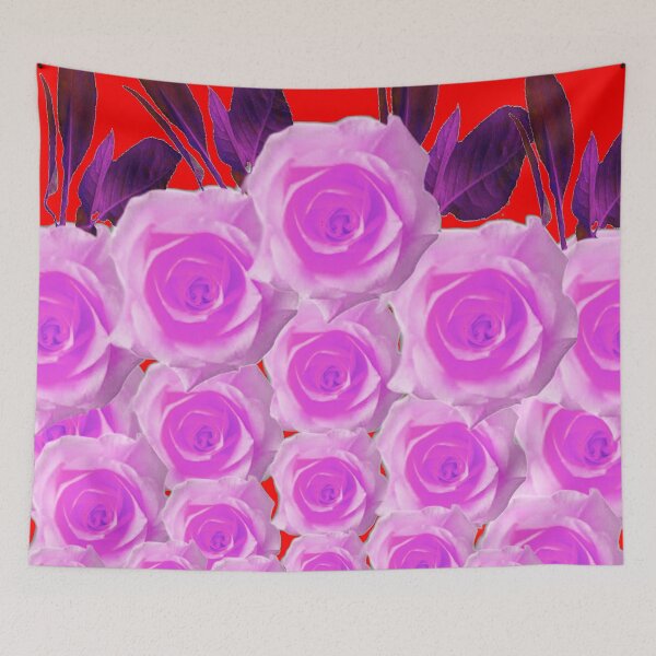 Item preview, PINK GARDEN ROSES ABSTRACT PATTERN ARTS designed and sold by sharlesart.