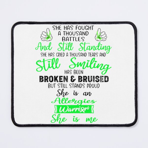 Item preview, Allergies Warrior SHE IS ME - Support Allergies Fighter Gifts designed and sold by Berriosly.