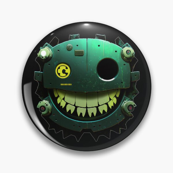 Item preview, Cyberpunk Grinning Face designed and sold by The-Fox-Hole.