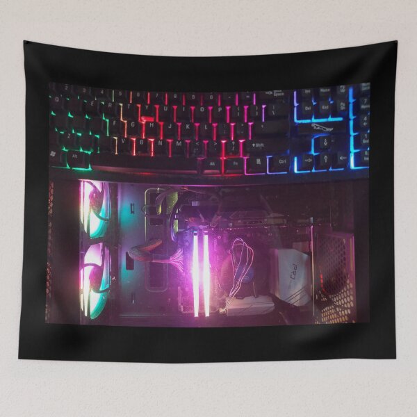 Item preview, Inside a Gamer's PC and keyboard - Lights!! designed and sold by NahyArt.