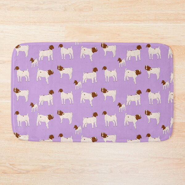 Item preview, Boer Goats Pattern Purple designed and sold by Ashley Gagnon.