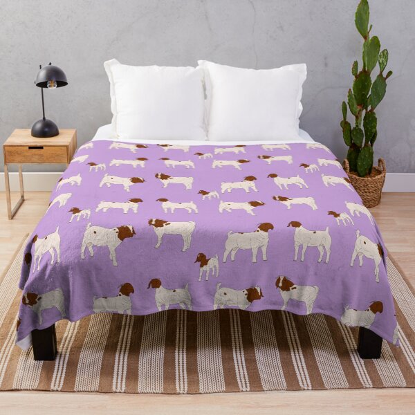Item preview, Boer Goats Pattern Purple designed and sold by Ashley Gagnon.