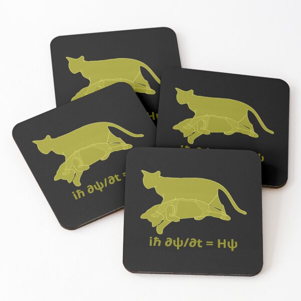 Item preview, Golden cat and schrodinger's paradox designed and sold by denis90ch.