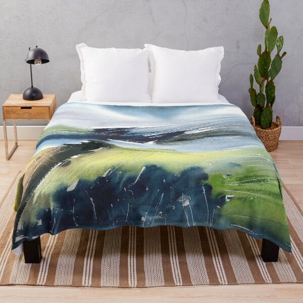 Item preview, Copy of Beautiful nature landscape, mountains, green trees, blue waves designed and sold by anaozzart.