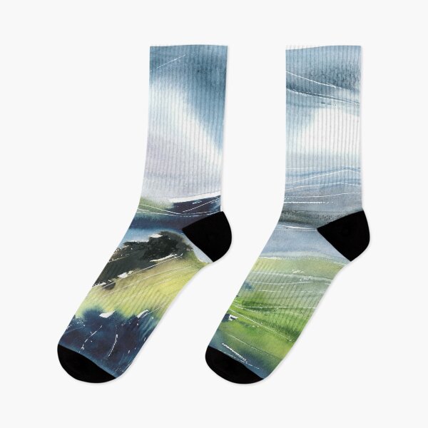 Item preview, Copy of Beautiful nature landscape, mountains, green trees, blue waves designed and sold by anaozzart.