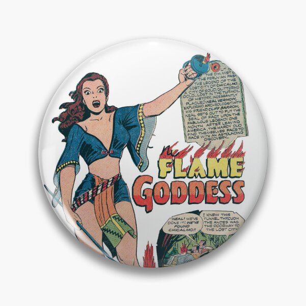 Item preview, Flame Goddess designed and sold by RaygunRetro.