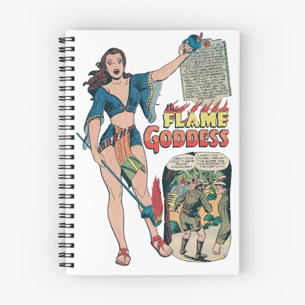Item preview, Flame Goddess designed and sold by RaygunRetro.