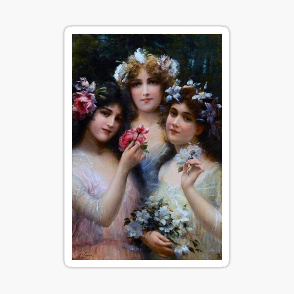 Aperçu de l'œuvre Les trois grâces créée et vendue par LadybellVintage.