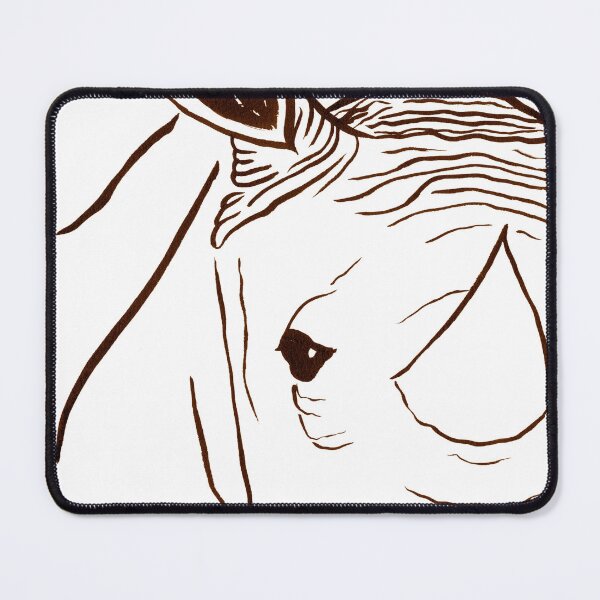 Item preview, Face of a Rhino - Brown Palette designed and sold by Niina Niskanen.