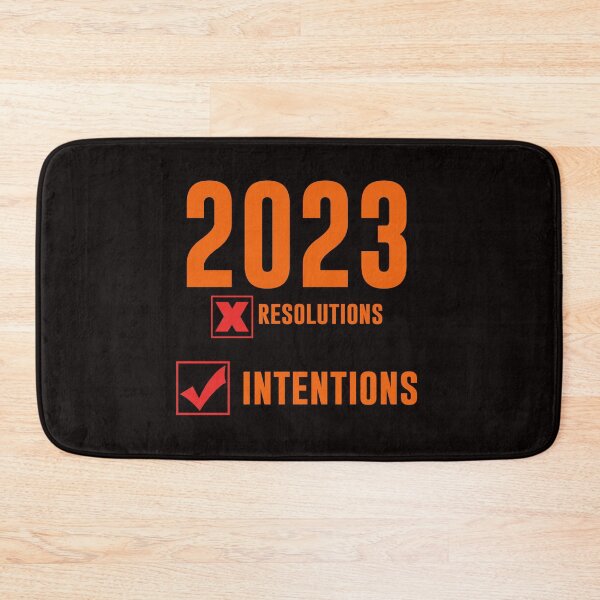 Item preview, 2023 Intentions Not Resolutions - Bold Text Art  designed and sold by leo121687.