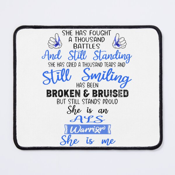 Item preview, ALS Warrior SHE IS ME - Support ALS Fighter Gifts designed and sold by Berriosly.