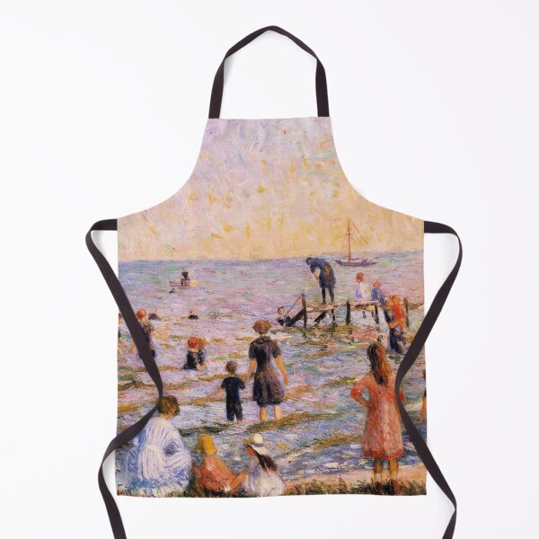 Item preview, Bathing at the Beach designed and sold by LadybellVintage.