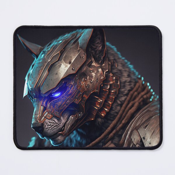 Item preview, Cyborg Cyberpunk Wolf designed and sold by TortillaChief.
