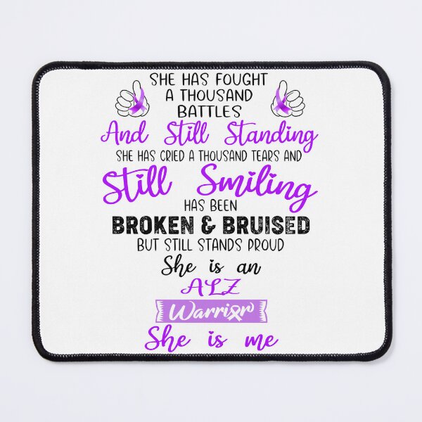 Item preview, ALZ Warrior SHE IS ME - Support ALZ Fighter Gifts designed and sold by Berriosly.