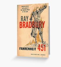 Fahrenheit 451 Greeting Card