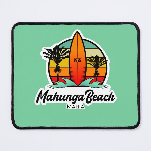 Item preview, Mahunga Surfing, Mahia Peninsula, New Zealand designed and sold by Kiwidom.