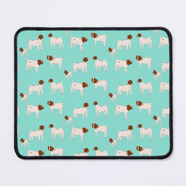 Item preview, Boer Goats Pattern Seafoam designed and sold by Ashley Gagnon.