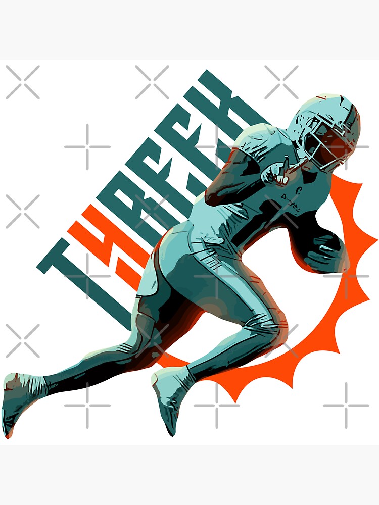 Miami Dolphins Tyreek HILL and Tua Tagovailoa STICKER - NFL Miami