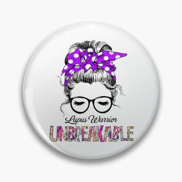 Item preview, Lupus Warrior - UNBREAKABLE - Lupus Ribbon designed and sold by Tifrop.