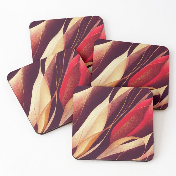 Item preview, Red, Burgundy and Gold Gradient Abstract Pattern designed and sold by EHouseArt.