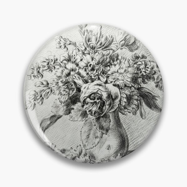 Item preview, Jean Bernard- Still Life With Flowers, and Butterflies designed and sold by tomorrowsart.