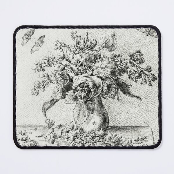 Item preview, Jean Bernard- Still Life With Flowers, and Butterflies designed and sold by tomorrowsart.