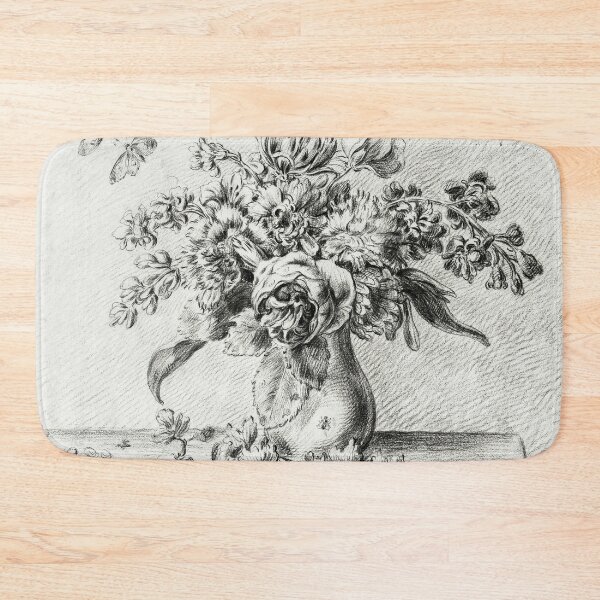 Item preview, Jean Bernard- Still Life With Flowers, and Butterflies designed and sold by tomorrowsart.