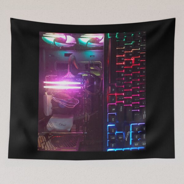 Item preview, Inside Gamer's PC and keyboard - rotated designed and sold by NahyArt.