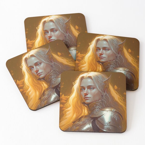 Item preview, Blond Knight A Digital Portrait designed and sold by oanaunciuleanu.
