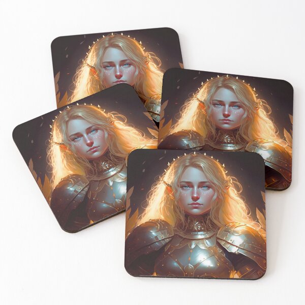 Item preview, Blond Knight A Digital Portrait designed and sold by oanaunciuleanu.