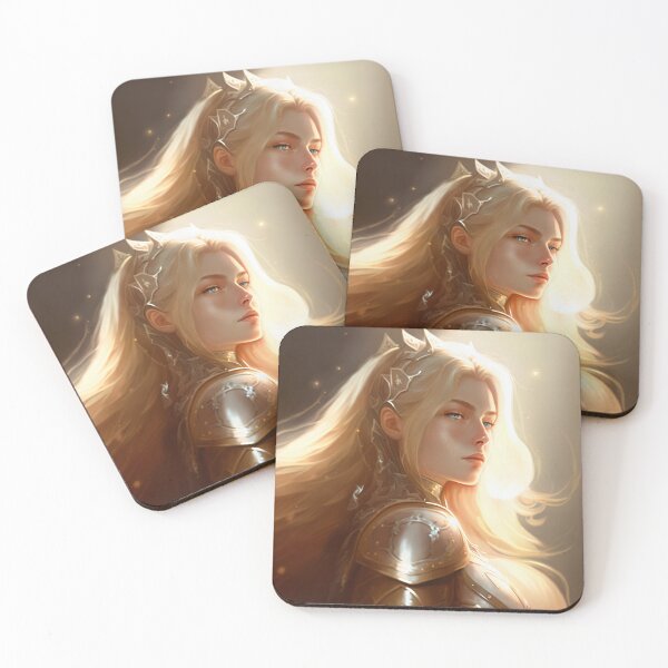 Item preview, Blond Knight A Digital Portrait designed and sold by oanaunciuleanu.