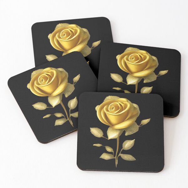 Item preview, Gold rose flower  designed and sold by gramizzia.