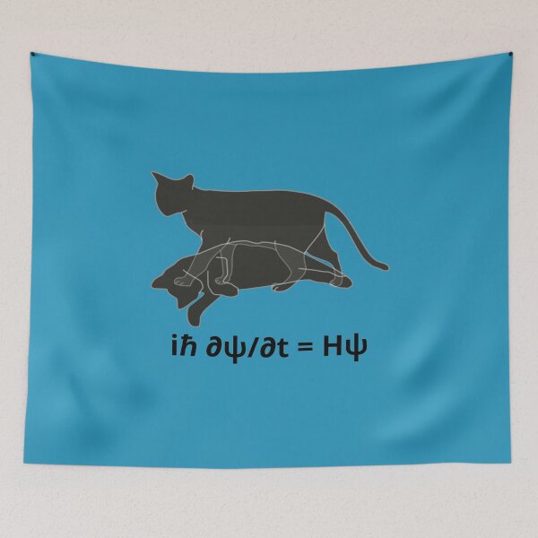 Item preview, a black cat and schrodinger's paradox designed and sold by denis90ch.