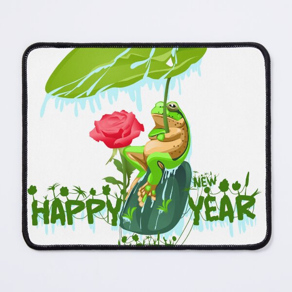 Item preview, happy new year 2023 frog illustration designed and sold by AmsaOza.