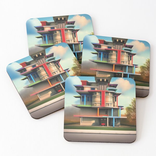 Item preview, Colorful Post Modern Home designed and sold by AdaptiveReuse.