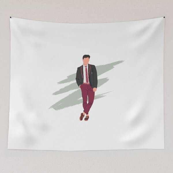 Item preview, Elite Netflix Show & Iván green brush background designed and sold by paintingtour.