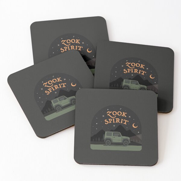 Item preview, Zook Spirit | Jungle Green Suzuki Jimny Mountain Night Adventure designed and sold by stoicjimny.
