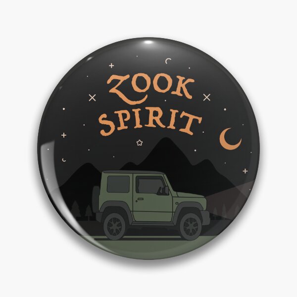 Item preview, Zook Spirit | Jungle Green Suzuki Jimny Mountain Night Adventure designed and sold by stoicjimny.