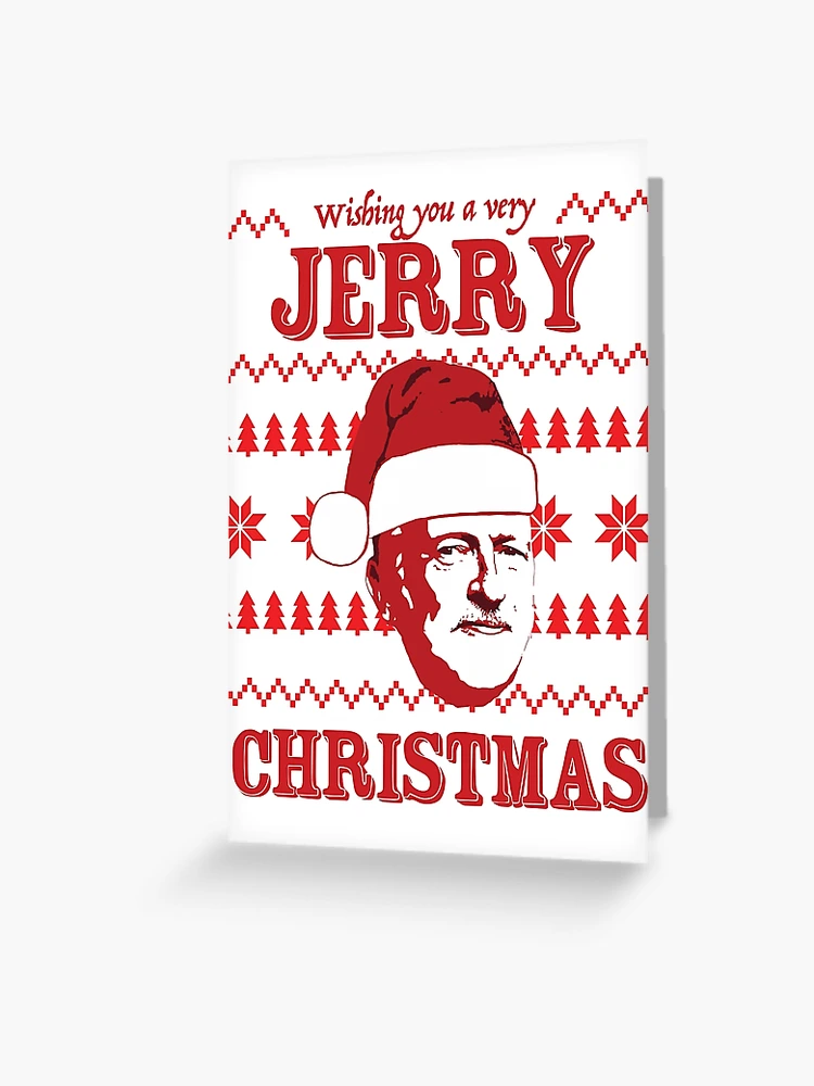 Wishing you a Jerry Christmas Corbyn Christmas card Greeting Card