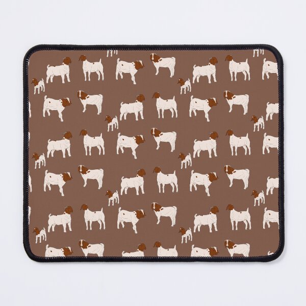 Item preview, Boer Goats Pattern Brown designed and sold by Ashley Gagnon.
