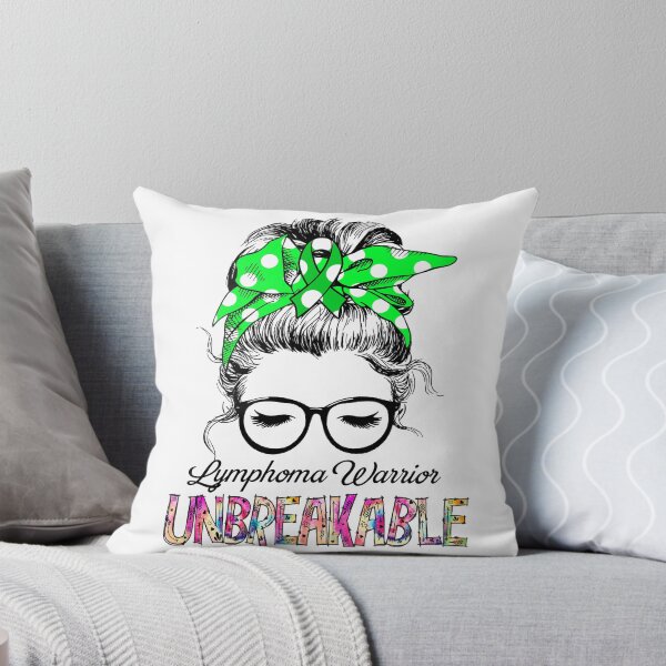 Item preview, Lymphoma Warrior - UNBREAKABLE - Lymphoma Ribbon designed and sold by Tifrop.
