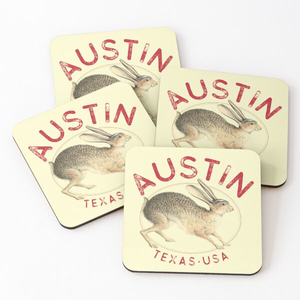 Item preview, Austin Texas Jackrabbit Design designed and sold by Futurebeachbum.