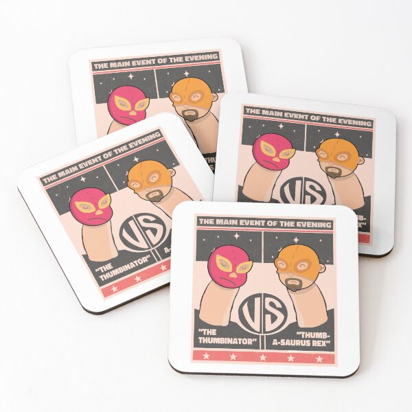 Item preview, Funny Thumb Wrestling Fight Cartoon designed and sold by MrEddie10.