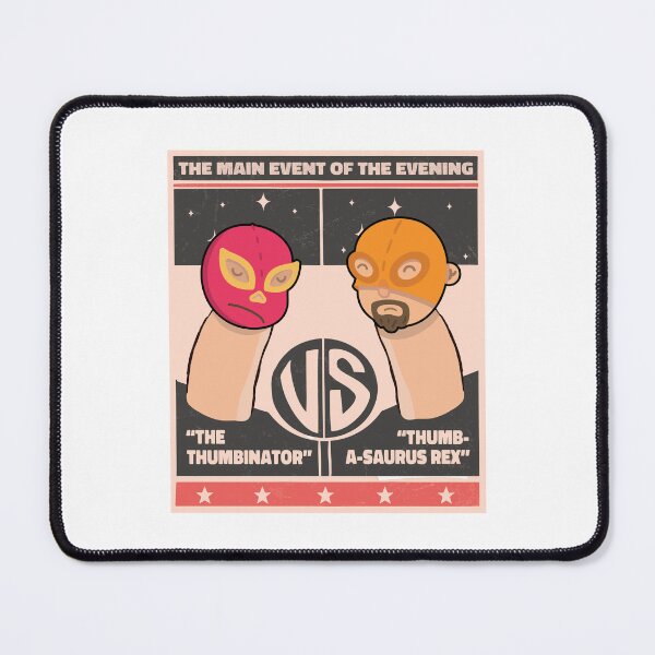 Item preview, Funny Thumb Wrestling Fight Cartoon designed and sold by MrEddie10.