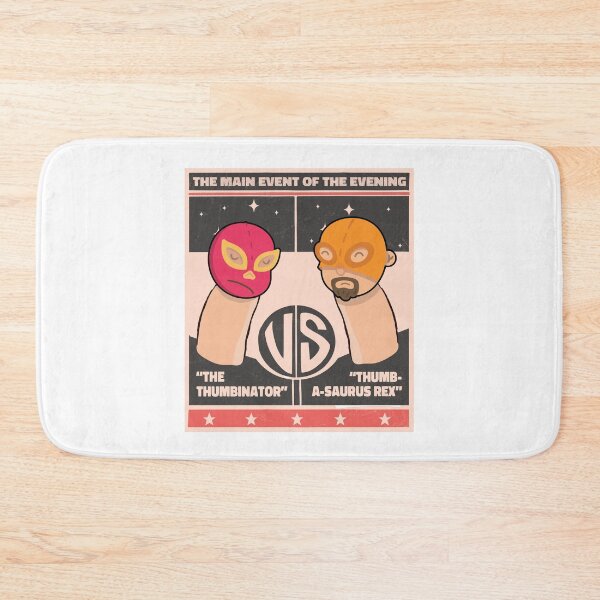 Item preview, Funny Thumb Wrestling Fight Cartoon designed and sold by MrEddie10.