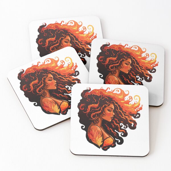 Item preview, Pele Hawaiian Goddess of Fire and Lava Illustration Mythology designed and sold by peachycrossing.