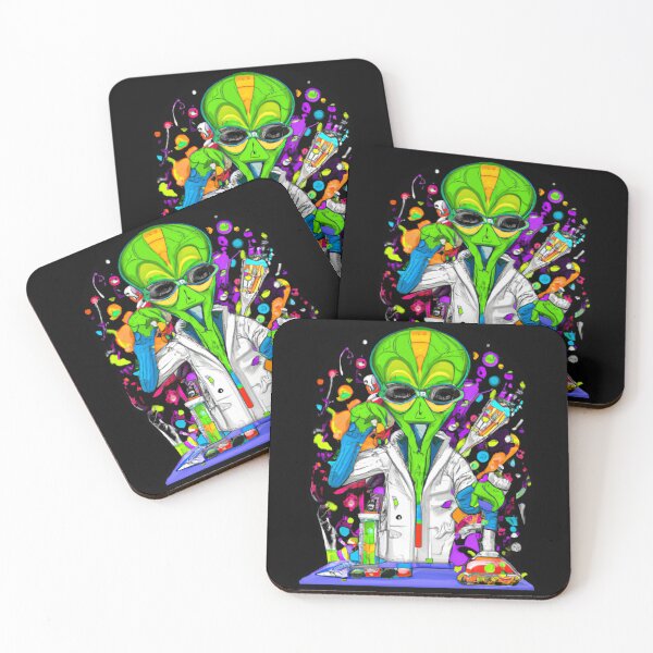 Artikelvorschau, Psychedelischer Alien-Chemiker entworfen und verkauft von James & Justin.