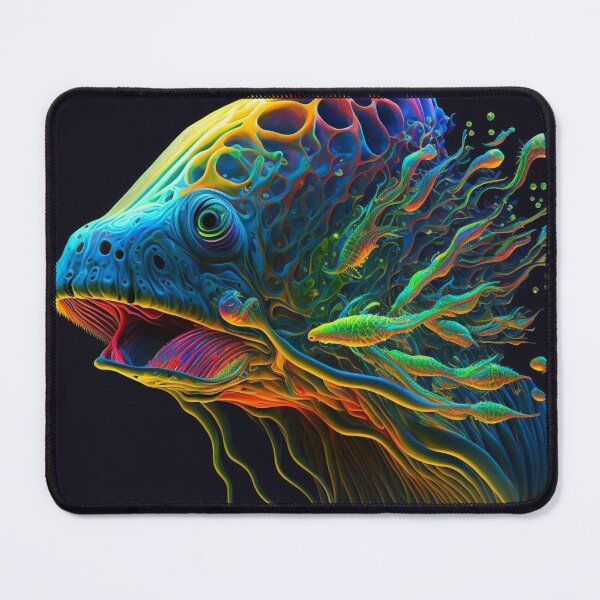 Item preview, Neon Fish Artistic AI Merch designed and sold by coolkiwie.