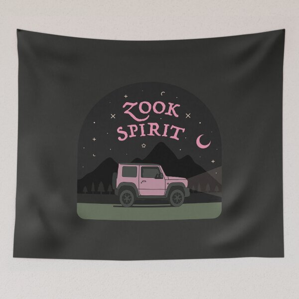 Item preview, Zook Spirit | Perfect Pink Suzuki Jimny Mountain Night Adventure designed and sold by stoicjimny.