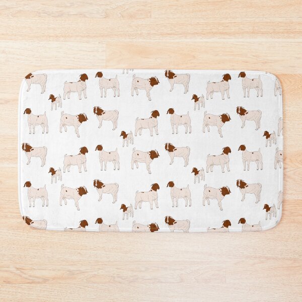 Item preview, Boer Goats Pattern Transparent designed and sold by Ashley Gagnon.